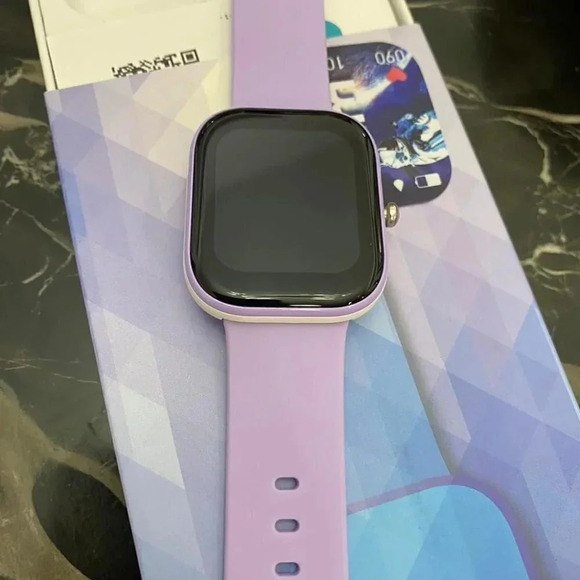 Kids Smart Watch ip68 Waterproof Fitness Tracker Watch Gift  For Teens- Purple - Picture 15 of 16
